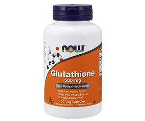 Now Foods Glutathione 500mg (60 vcápsulas) Sin sabor - Aminoácidos - Mezcla de aminoácidos