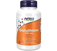 Now Foods, glutatión, 500 mg, 60 verduras. Cápsulas - envío rápido