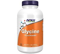 Now Foods, Glycine, Polvo 100% vegano, 454g, Probado en Laboratorio, Aminoácido, Sin Gluten, Sin Soja, Vegetariano, 454 gramo, 1