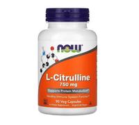 NOW FOODS L-CITRULINA, 750 MG, 90 CÁPSULAS VEGETALES