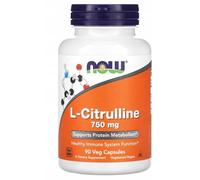 NOW Foods - L-CITRULINA 750mg L-CITRULINA 90 Cápsulas