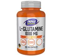 Now Foods, L-Glutamina, Doble Fuerza, 1.000mg, 120 Cápsulas, Probado en Laboratorio, Aminoácido, Sin Gluten, Sin Soja, No GMO