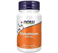 Now Foods, L-Glutathione, 250mg, L-Glutathione Reducido, 60 Cápsulas veganas, Aminoácido, Testado en Laboratorio, Vegetariano, Sin Gluten, Sin Soja, Sin OGM