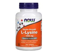 Now Foods - L-LYSINE 1000 mg | L-Lisina 1000 mg | Apoya el sistema inmunológico y la producción de colágeno - 100 tabletas