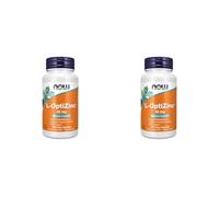NOW Foods L-OptiZinc, 30mg - 100 vcaps (Paquete de 2)