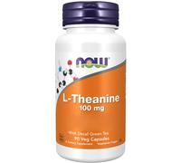 Now Foods L-teanina 100 mg 90 cápsulas vegetales (VCaps)
