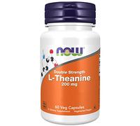 Now Foods, L-Theanine, 200mg, 60 Cápsulas veganas, Aminoácido, Probado en Laboratorio, Sin Gluten, Sin Soja, No GMO
