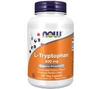 Now Foods, L-triptófano, 500 mg, 120 vegetales. Cápsulas - Caducidad 01/2026