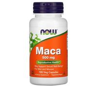 Now Foods - MACA 500 mg | Vitalidad y Energía, Soporte Natural - 100 Cápsulas