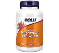 Now Foods, Magnesium Ascorbate (Ascorbato de Magnesio), 227g Polvo vegano, Probado en Laboratorio, Vitamina C, Minerales, Sin Gluten, Sin Soja, Vegetariano