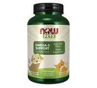 NOW Foods Mascotas, Animales De Omega-3 Apoyo 180 Unidades 320 g