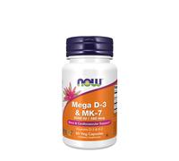 Now Foods Mega D-3 & MK-7 - 60 Cápsulas Vegetales