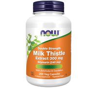 Now Foods, Milk Thistle Extract (Extracto de Cardo Mariano), 200 Cápsulas veganas, Probado en Laboratorio, Vegetariano, Sin Soja, Sin Gluten, No GMO