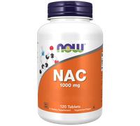 Now Foods Tabletas NAC (N-Acetil Cisteína) 1000 mg 120 tabletas vegetales - envío rápido