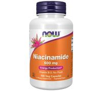 Now Foods Niacinamida (Vitamina B3) 500mg 100 Cápsulas Vegetales