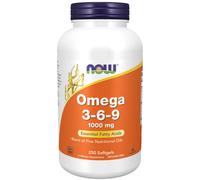 Now Foods Suplemento Omega 3-6-9 1000 mg 250 cápsulas blandas