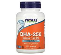 Now Foods DHA-250 Aceite de Pescado - 120 Cápsulas blandas