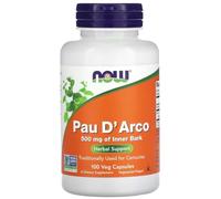 Now Foods - Pau D'Arco 500mg | Pau D'Arco Extrakt | Apoya el sistema inmunológico y la salud general - 500mg - 100 cápsulas