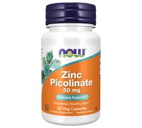 NOW Foods - Picolinato de Zinc, 50 mg - 30 cápsulas vegetales