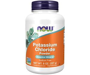 Now Foods, Potassium Chloride Powder (Cloruro de Potasio en Polvo), 227g, Probado en Laboratorio, Potasio, Sin Gluten, Sin Soja, Vegetariano