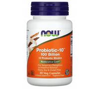 Now Foods PROBIOTIC 10 - 100 mil millones de probióticos 30 cápsulas