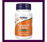 Probiotic-10 25 mil millones 50 cápsulas vegetales Now Foods