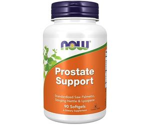 Now Foods Prostate Support, Con Aceite De Semilla De Calabaza Saw Palmetto Licopeno, 90 Cápsulas Blandas, Probado En Laboratorio, Sin Soja, Sin Gluten, No GMO