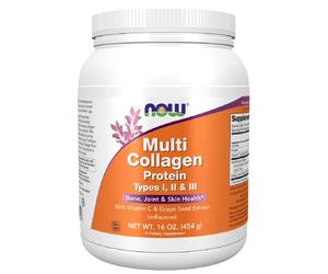 Now Foods Proteína multicolágeno tipos I, II y III en polvo - 454 g