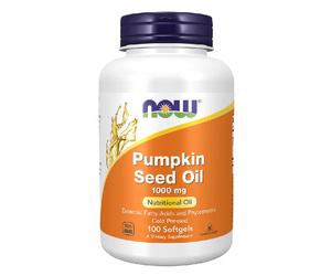 Now Foods Pumpkin Seed Oil 1000mg 100 Softgels