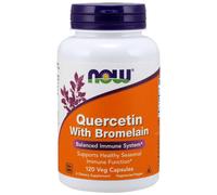 Now Foods Quercetina Con Bromelina 120 Cápsulas 800MG Y 2400GDU