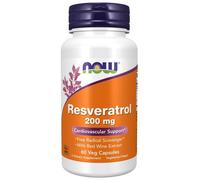 Now Foods Resveratrol 200 mg - 60 cápsulas vegetales