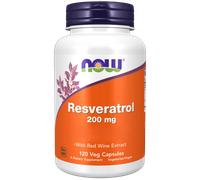NOW Foods Resveratrol natural, 200 mg