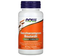 Now Foods Saccharomyces boulardii, 60 cápsulas vegetarianas
