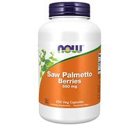 Now Foods, Saw Palmetto Berries (Bayas de Saw Palmetto), 550mg, 250 Cápsulas veganas, Probado en Laboratorio, Vegetariano, Sin Gluten, Sin Soja