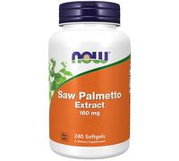 Now Foods, Saw Palmetto Extract, 160mg, 240 Cápsulas blandas, Probado en Laboratorio, Sin Soja, Sin Gluten, No GMO