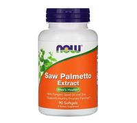 NOW Foods Saw Palmetto Extract con aceite de semilla de calabaza y zinc, 160 ...