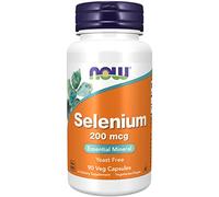 Now Foods, Selenium, 200mcg, 90 Cápsulas veganas, Probado en Laboratorio, Oligoelemento, Selenio, Sin Gluten, Sin Soja, Vegetariano