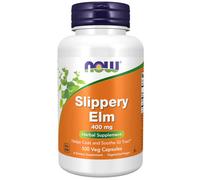 Now Foods Slippery Elm 100 Cápsulas 400 mg