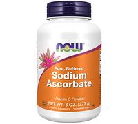 Now Foods, Sodium Ascorbate (Ascorbato de Sodio), 227g Polvo vegano, Probado en Laboratorio, Vitamina C, Sin Gluten, Sin Soja, Vegetariano