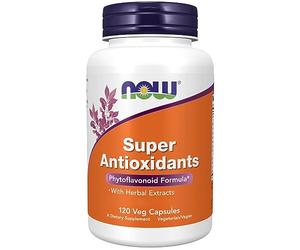 Now Foods, Super Antioxidantes, con Té Verde, Cardo Mariano y Mucho Más, 120 Cápsulas veganas, Testado en Laboratorio, Sin Soja, Sin Gluten, Sin OGM, Vegetariano