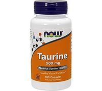 Taurina 500 mg 100 cápsulas vegetales Now Foods