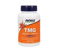 Now Foods TMG - Betaine 1000mg (100 comprimidos) Sin sabor - Aminoácidos - Mezcla de aminoácidos