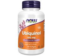 Now Foods Coenzima Q10 Ubiquinol 100 mg - 120 Cápsulas