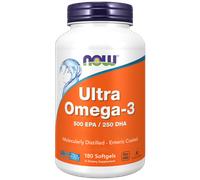 Now Foods Suplemento Ultra Omega-3 1000 mg (500 EPA / 250 DHA) – 90 cápsulas blandas