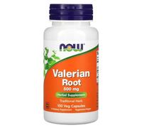 Now Foods - VALERIAN ROOT 500 MG | Raíz de Valeriana 500mg | Apoyo calmante para un sueño reparador - 100 cápsulas