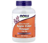 Now Foods Apple Cider Vinegar 750 mg (180 Tableta)