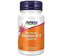 Now Foods, Vitamin D3 Depot, 2000 UI, Cada 2 Días 1 Cápsula, Colecalciferol, Alta Dosificación, 120 Cápsulas blandas, Testado en Laboratorio, Sin Soja, Sin Gluten, Sin OGM