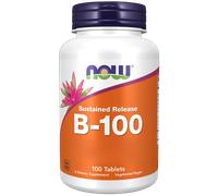 NOW Foods Vitamina B-100 de liberación prolongada