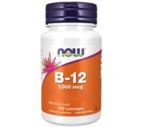 Vitamina B-12 Cianocobalamina 1000 mcg 100 Pastillas Now Foods