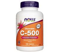 Now Foods Vitamina C-500 Cereza Masticable - 100 Tabletas